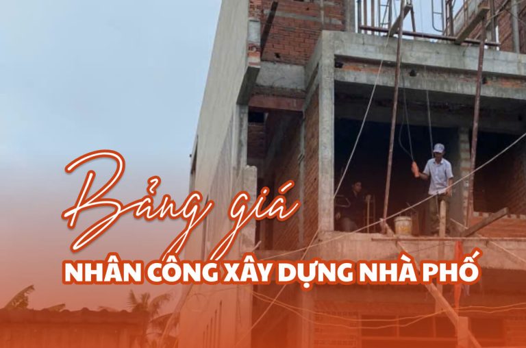 Giá nhân công xây dựng