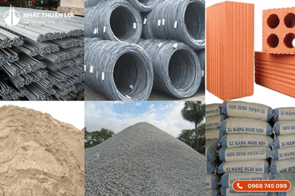 Giá xây nhà phụ thuộc vào vật liệu thi công