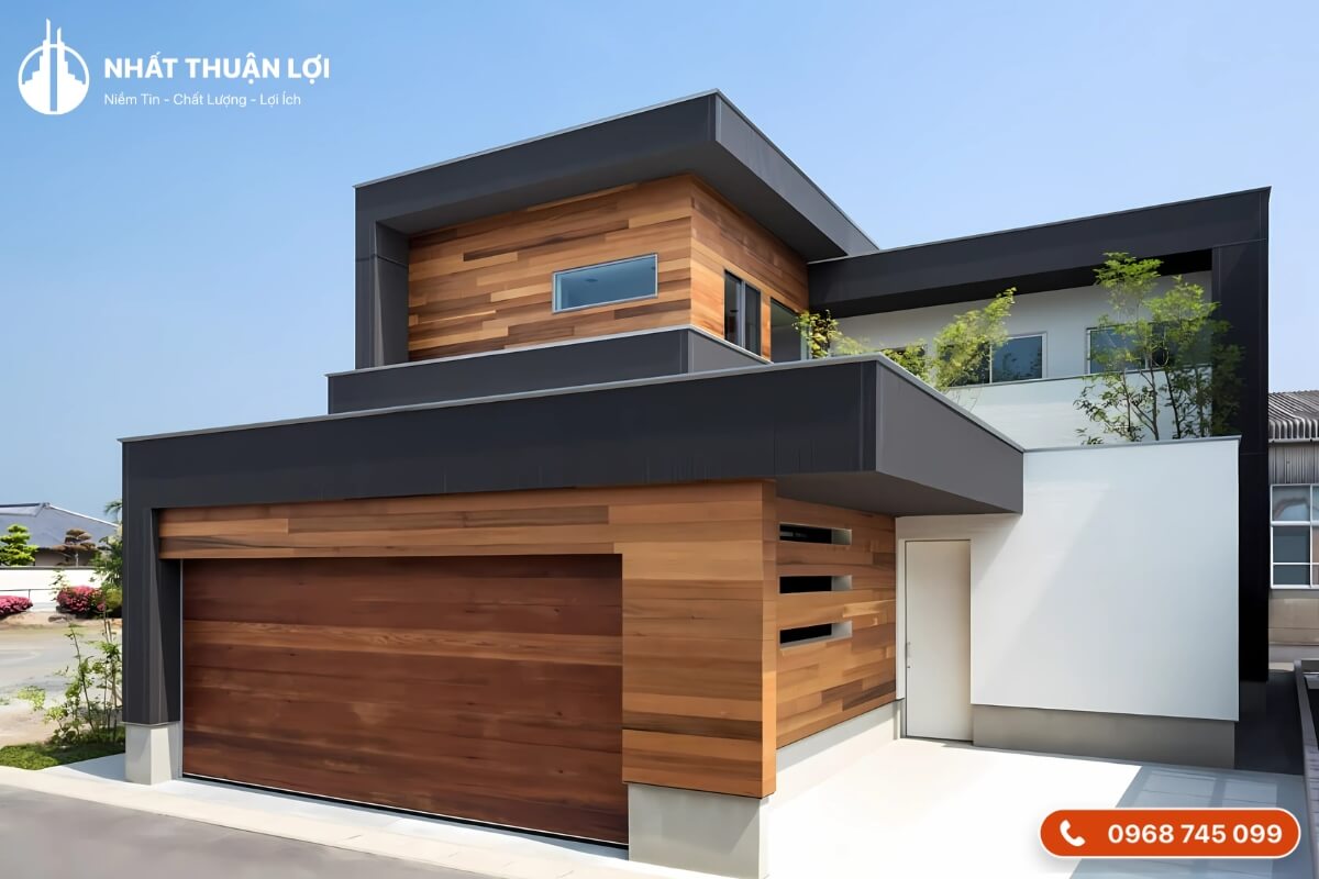 Mẫu nhà 2 tầng 100m2 kiểu Nhật cổ điển