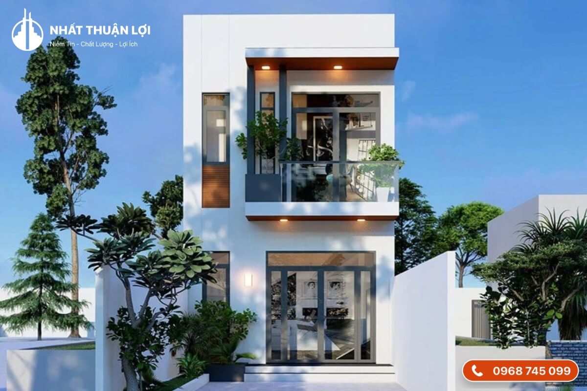 Mẫu nhà ống 2 tầng ở nông thôn giá 500 triệu Mẫu nhà ống 2 tầng ở nông thôn giá 500 triệu