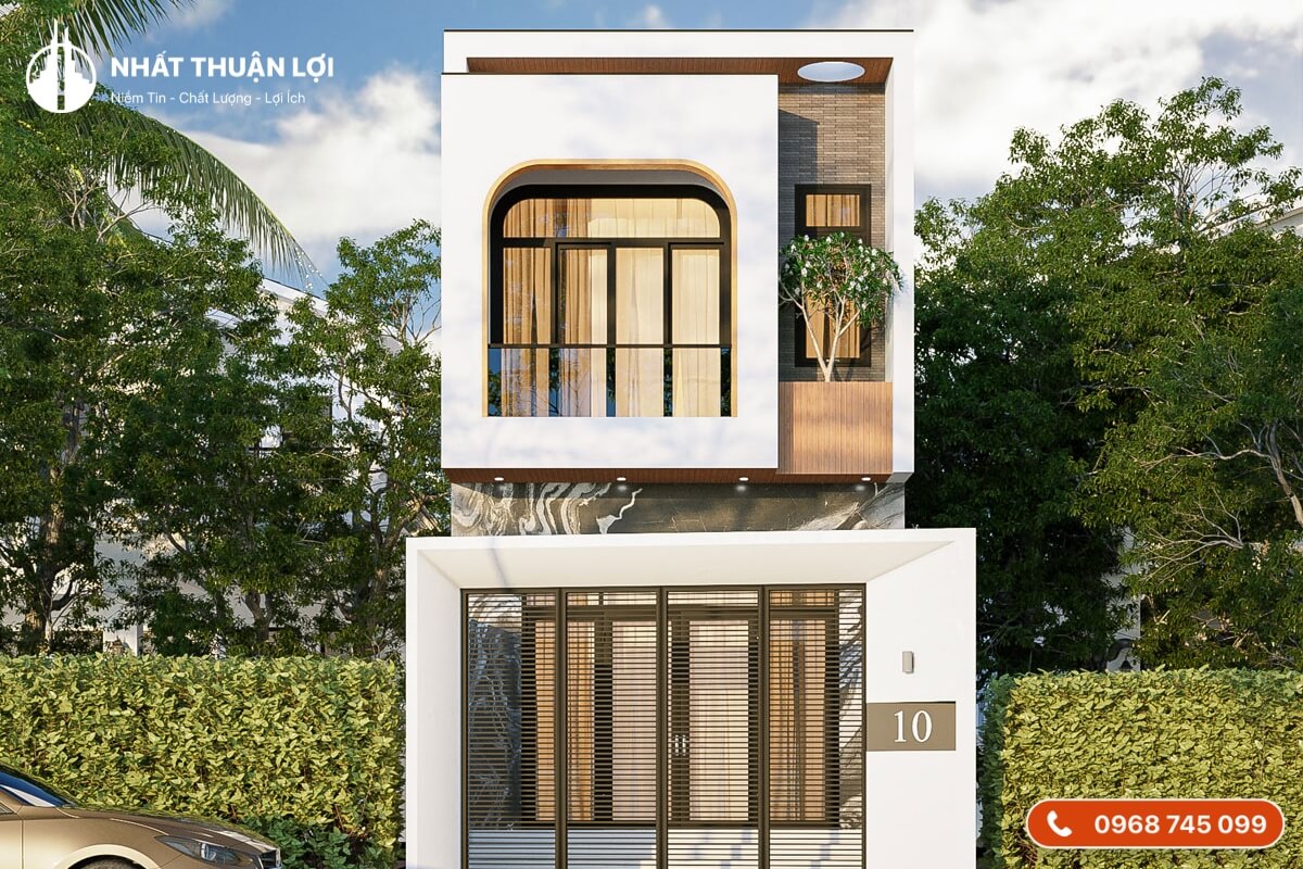 Nhà 1 trệt 1 lầu 5x15 mái bằng Nhà 1 trệt 1 lầu 5x15 mái bằng