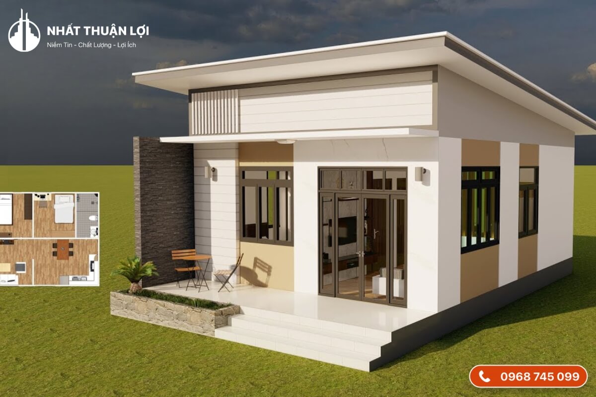 Nhà cấp 4 giá 70 triệu diện tích 6x8