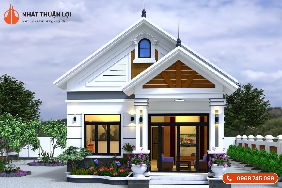 Nhà cấp 4 khoảng 150 triệu mái Thái truyền thống