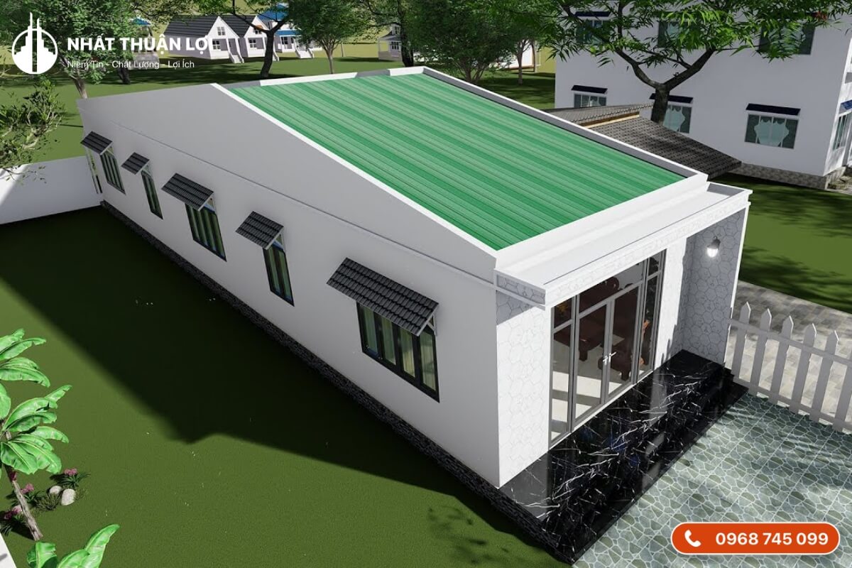 Nhà cấp 4 khoảng 150 triệu mái tôn