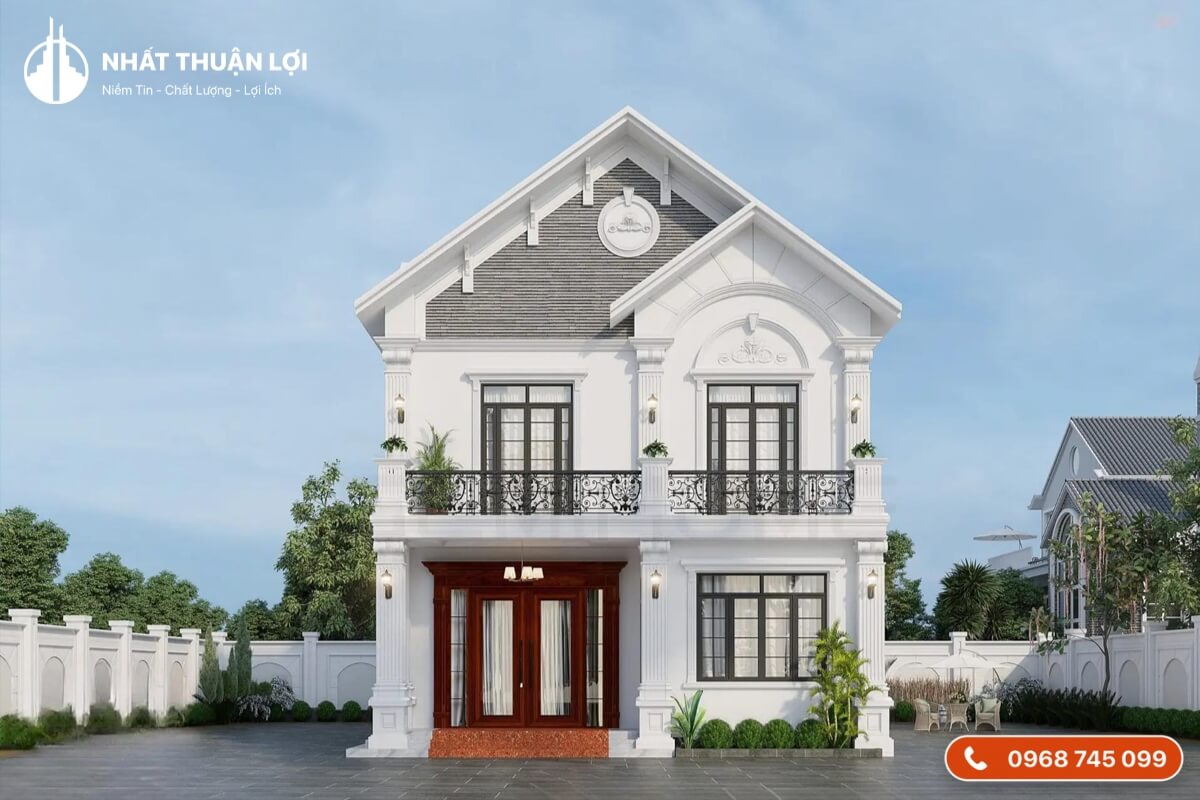 Nhà mái Thái nông thôn 500 triệu sang trọng Nhà mái Thái nông thôn 500 triệu sang trọng