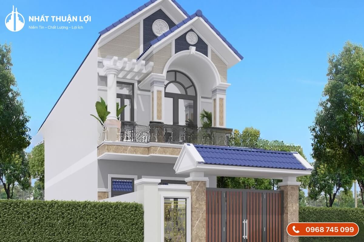 Nhà ống 2 tầng 100m2 thanh lịch
