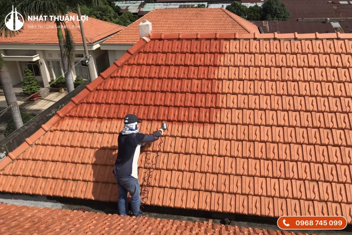 Sơn chống thấm dột mái ngói Sơn chống thấm dột mái ngói