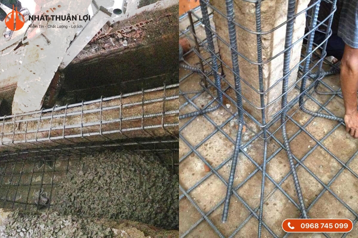Sửa nhà nâng tầng gia cố cả cột và móng Sửa nhà nâng tầng gia cố cả cột và móng