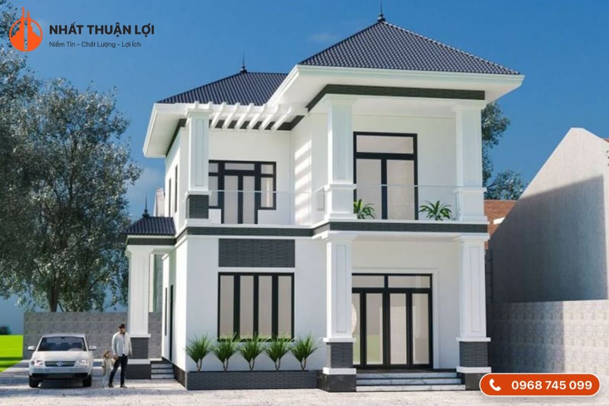 Thiết kế nhà 2 tầng nông thôn 500 triệu truyền thống Thiết kế nhà 2 tầng nông thôn 500 triệu truyền thống
