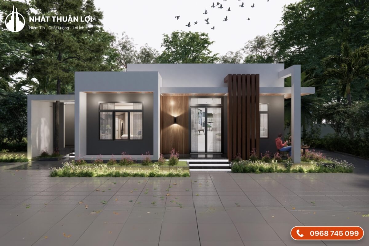 Xây nhà cấp 4 giá 70 triệu có sân vườn