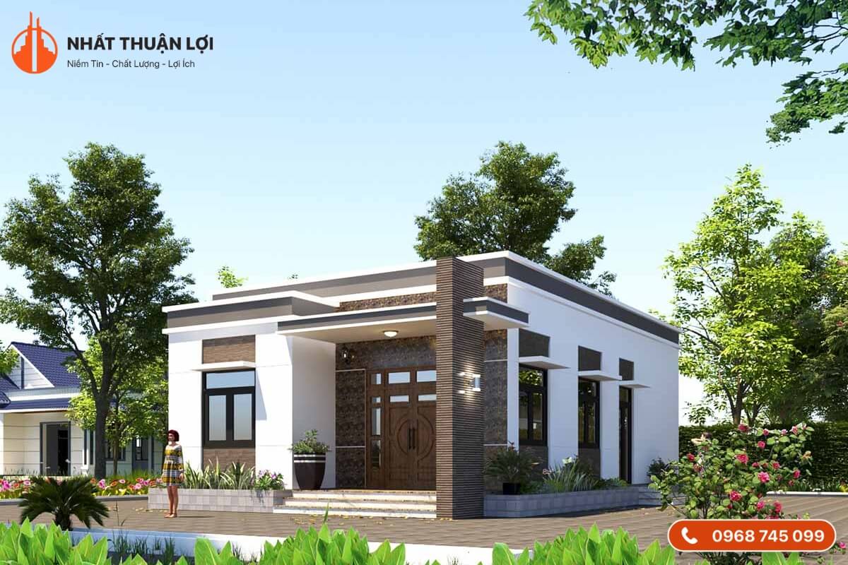 Xây nhà cấp 4 giá 70 triệu mái bằng