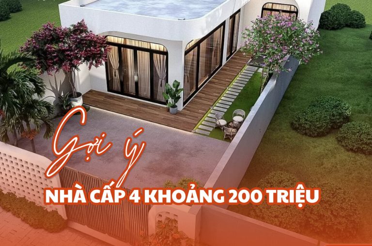 Xây nhà cấp 4 trọn gói 200 triệu