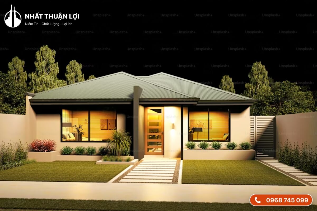 Yếu tố ảnh hưởng chi phí xây nhà 1 tầng 100m2 Yếu tố ảnh hưởng chi phí xây nhà 1 tầng 100m2