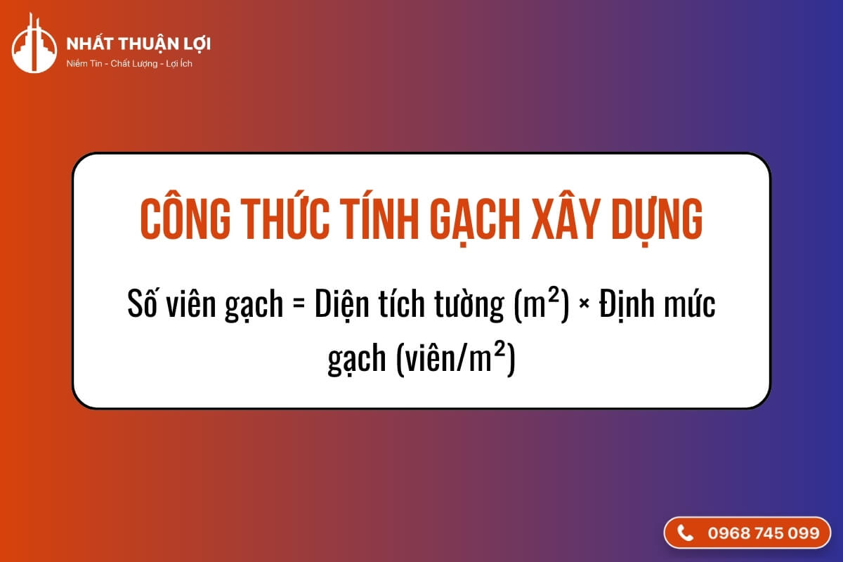 Cách tính số gạch xây nhà dựa trên diện tích Cách tính số gạch xây nhà dựa trên diện tích