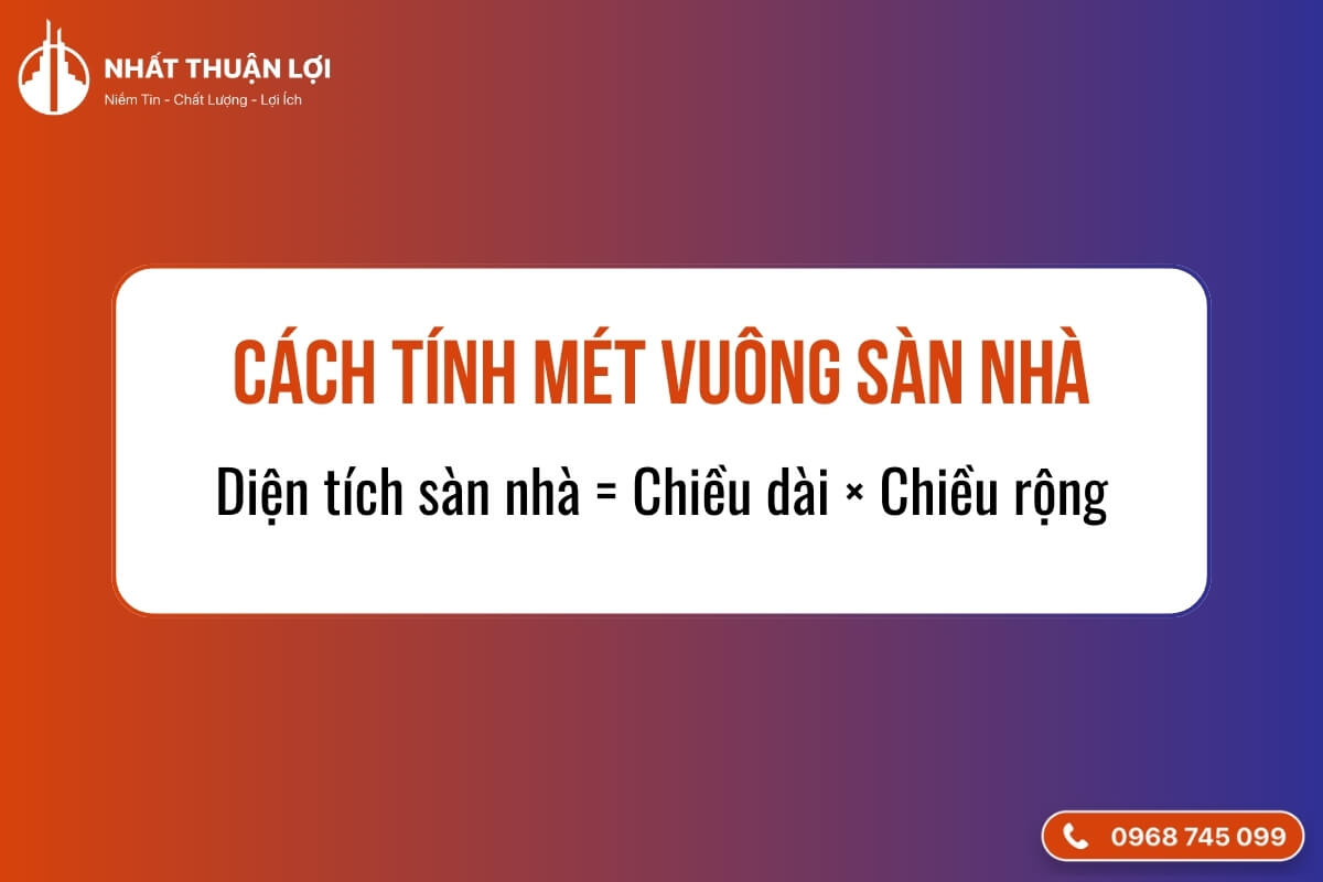 Công thức tính diện tích sàn nhà Công thức tính diện tích sàn nhà