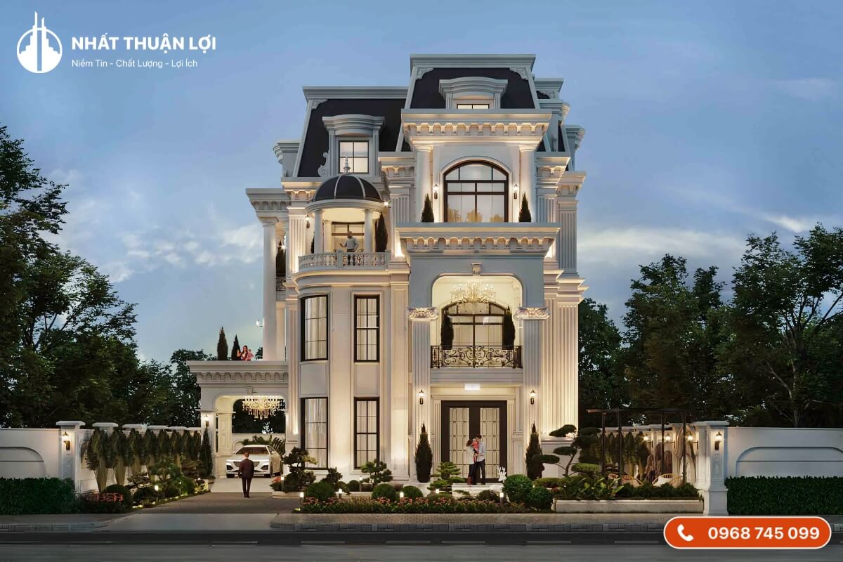 Mẫu biệt thự cổ điển Mẫu biệt thự cổ điển