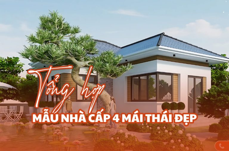 Mẫu nhà cấp 4 mái Thái
