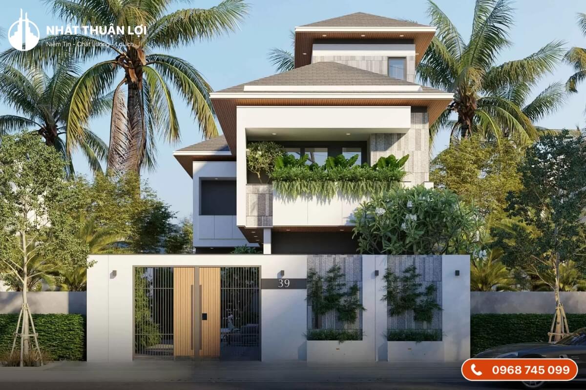 Mẫu nhà mái Nhật 2 tầng ngói dốc Mẫu nhà mái Nhật 2 tầng ngói dốc