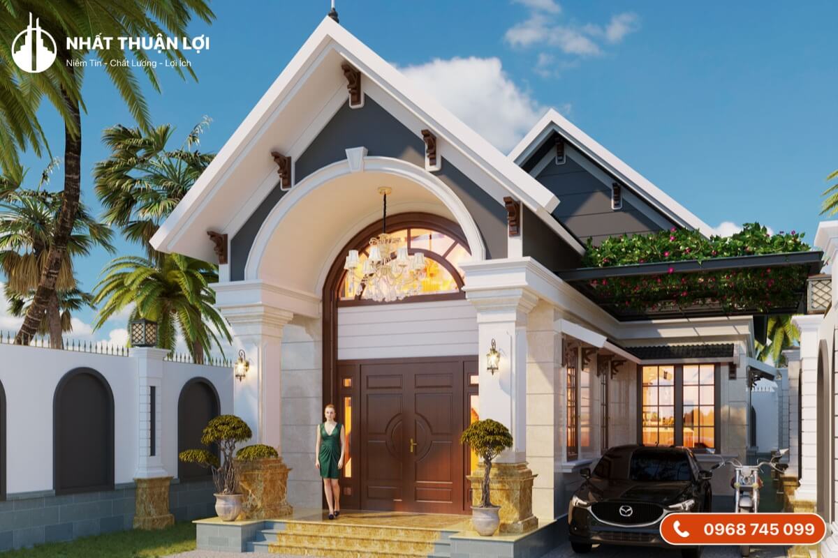 Mẫu nhà mái Thái cấp 4 Mẫu nhà mái Thái cấp 4