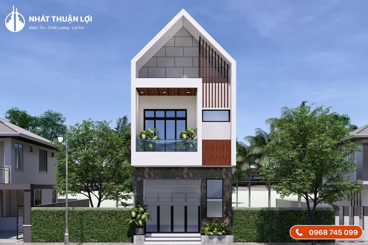 Mẫu nhà ống mái Thái Mẫu nhà ống mái Thái