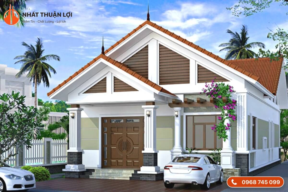 Mẫu nhà vườn mái Thái Mẫu nhà vườn mái Thái