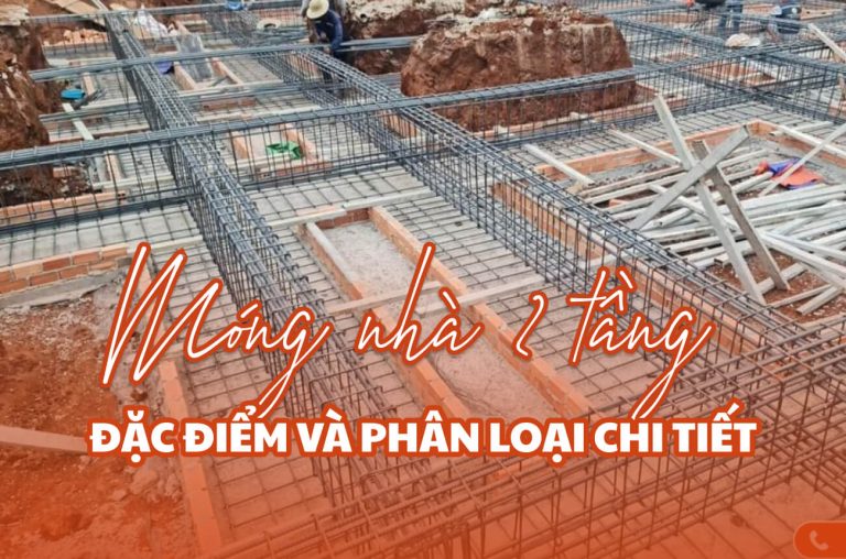 Móng nhà 2 tầng
