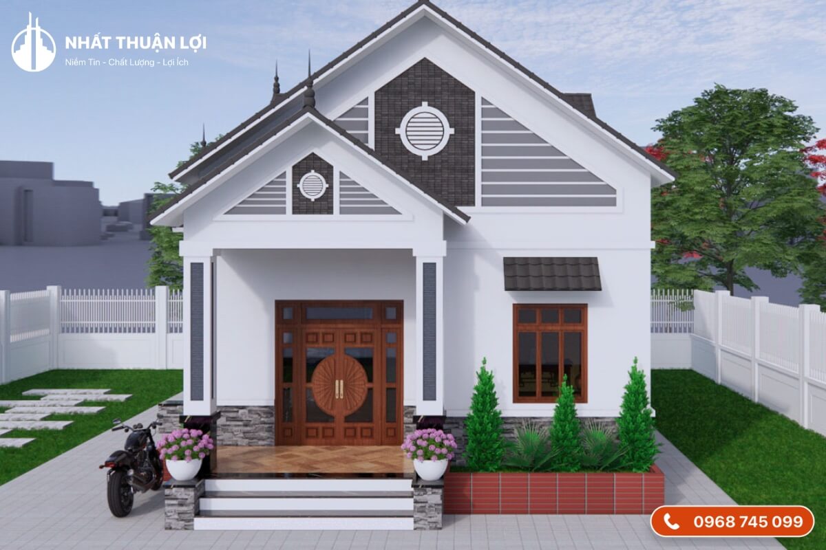 Nhà mái Thái cấp 4 Nhà mái Thái cấp 4