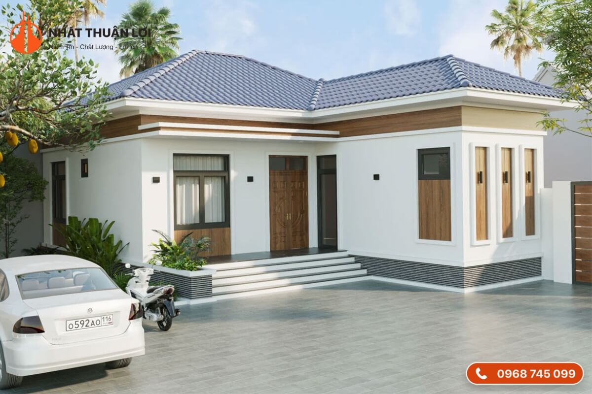 Nhà mái Thái hình chữ L Nhà mái Thái hình chữ L