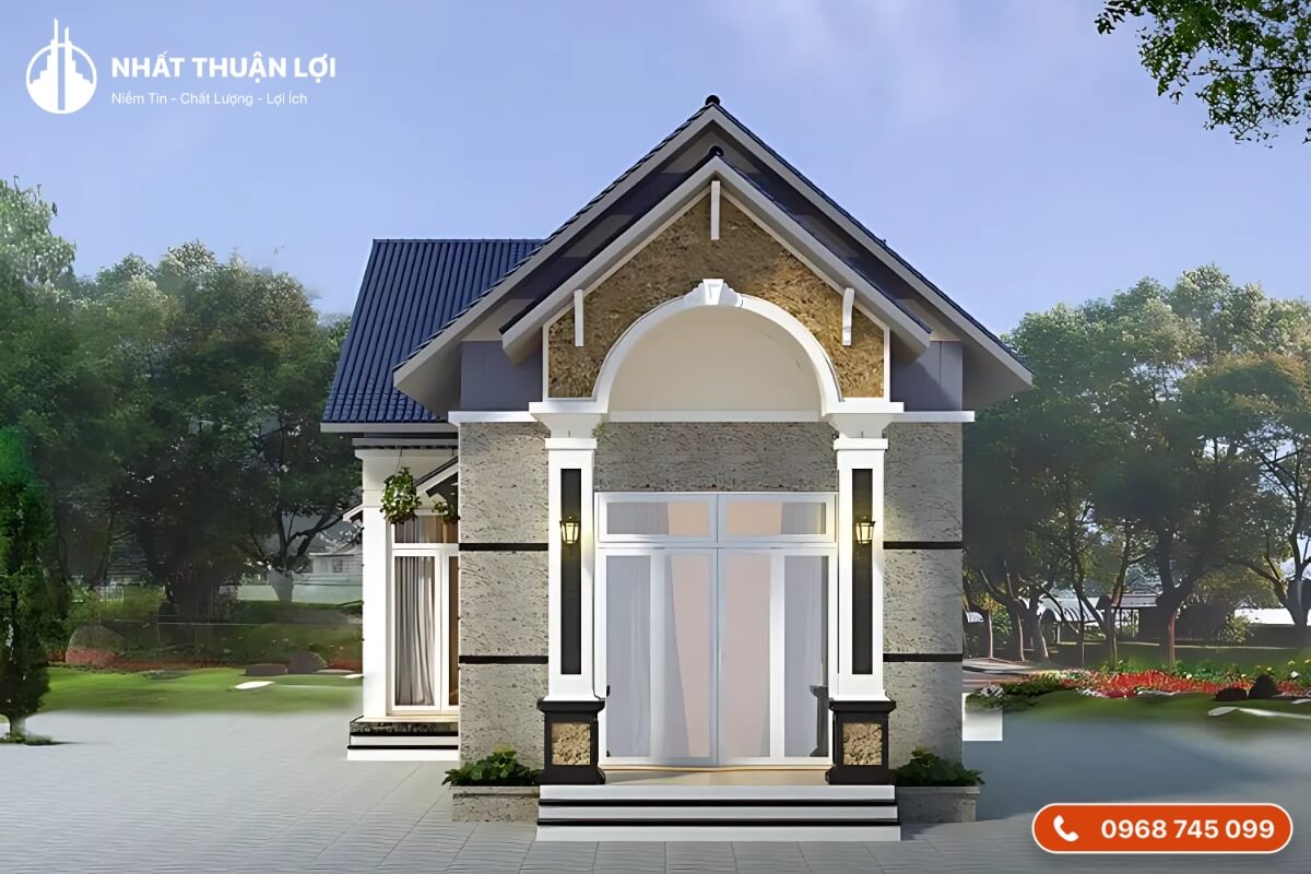 Nhà ống mái Thái cấp 4 Nhà ống mái Thái cấp 4