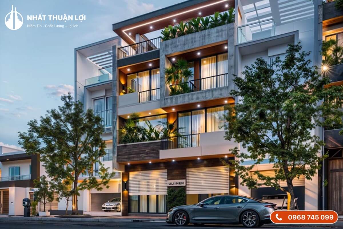 Thiết kế kiến trúc nhà phố Thiết kế kiến trúc nhà phố