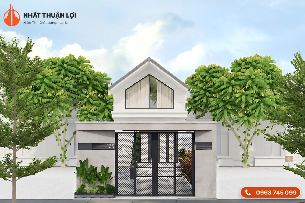 Thiết kế nhà gác lửng mái Thái Thiết kế nhà gác lửng mái Thái