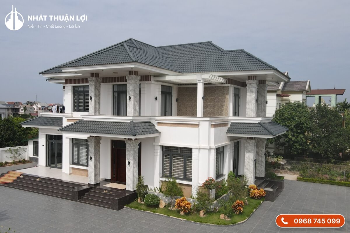 Thiết kế nhà mái Nhật 2 tầng ngói dốc Thiết kế nhà mái Nhật 2 tầng ngói dốc