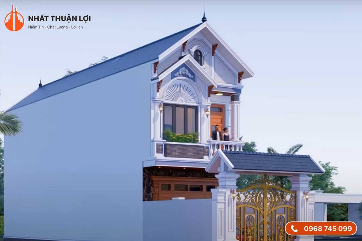 Thiết kế nhà ống mái Thái Thiết kế nhà ống mái Thái