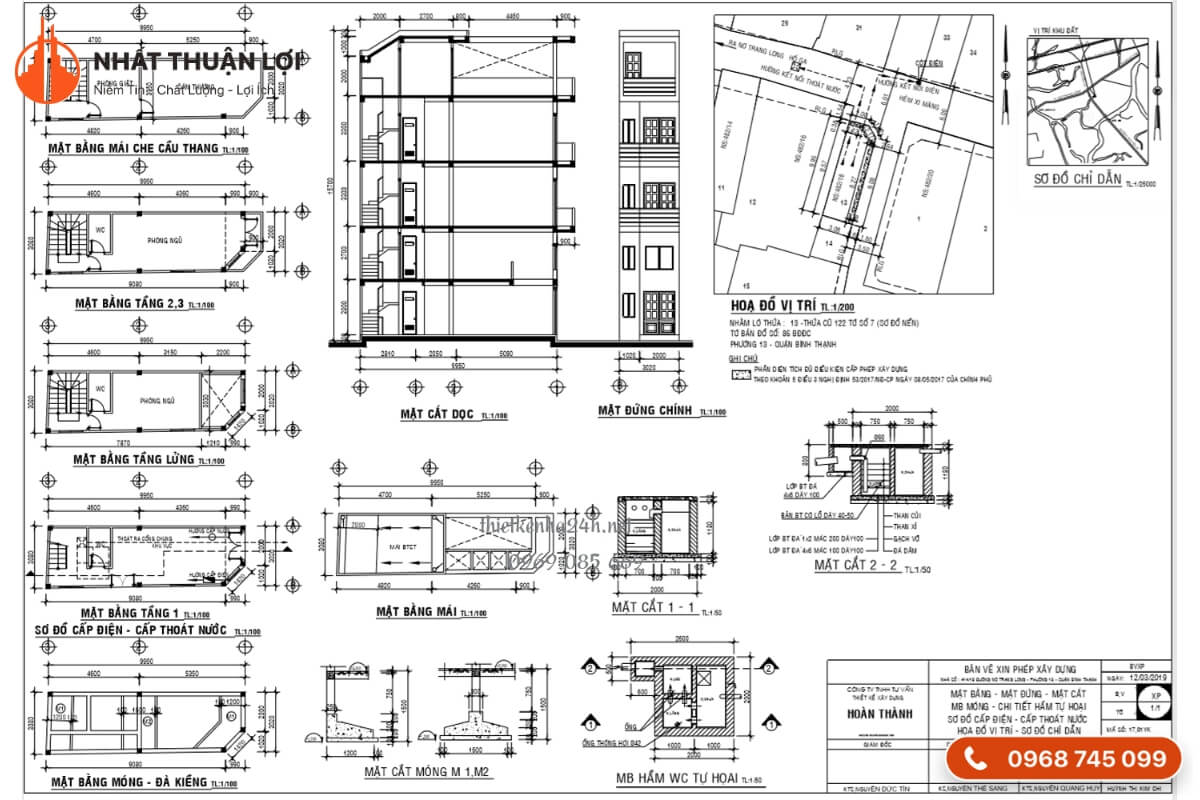 Tuân thủ theo các mẫu thiết kế thi công Tuân thủ theo các mẫu thiết kế thi công
