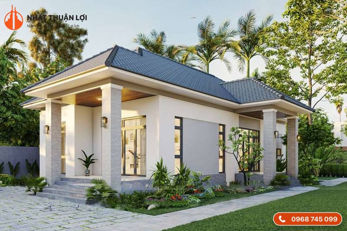 Biệt thự mini 1 tầng Biệt thự mini 1 tầng