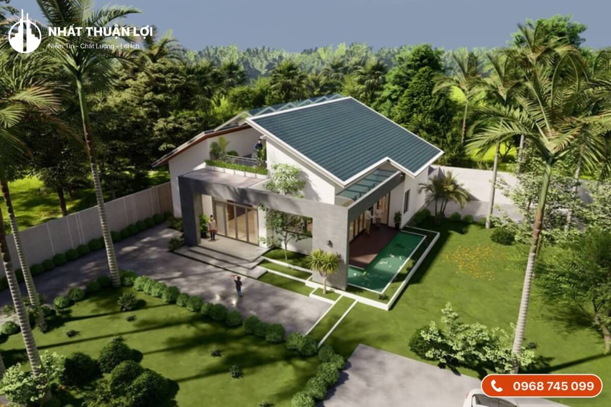 Biệt thự mini có sân vườn đẹp Biệt thự mini có sân vườn đẹp