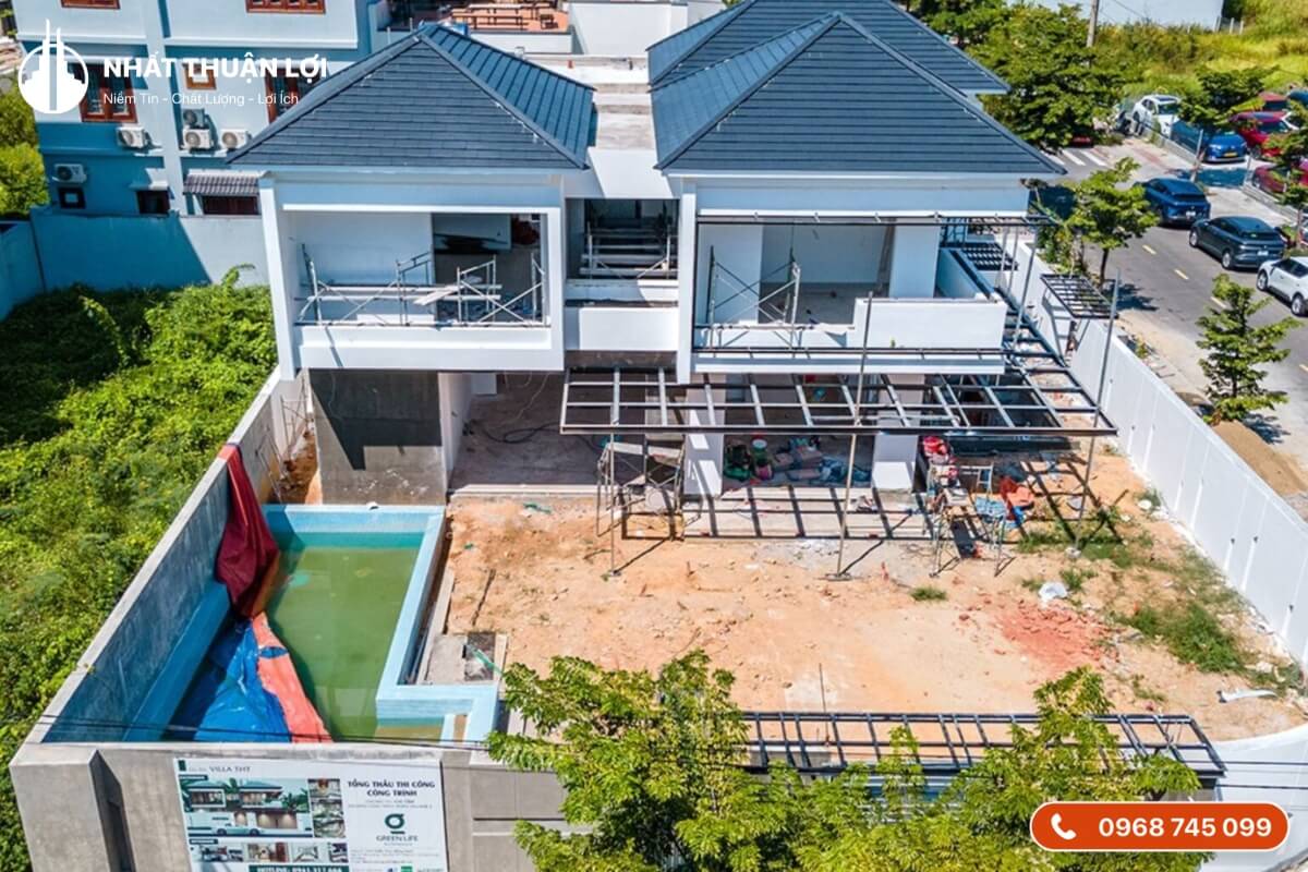 Có được xây trên khoảng lùi xây dựng