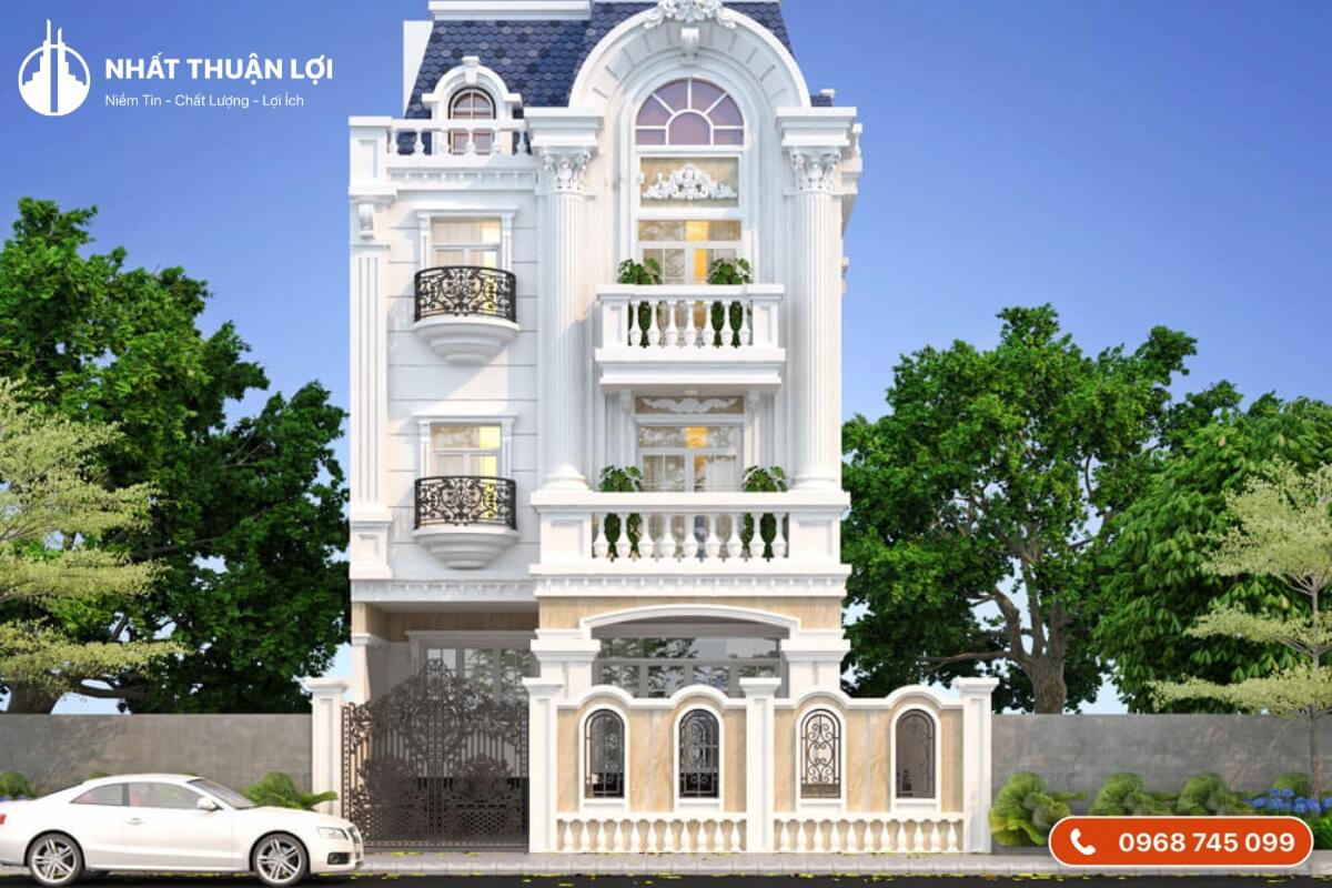 Mẫu thiết kế biệt thự mini 3 tầng Mẫu thiết kế biệt thự mini 3 tầng