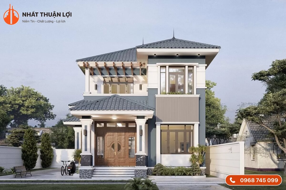 Nhà biệt thự mini 2 tầng Nhà biệt thự mini 2 tầng