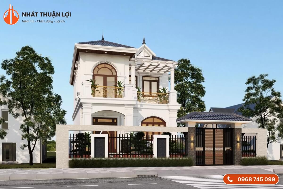 Nhà biệt thự mini mái Thái Nhà biệt thự mini mái Thái