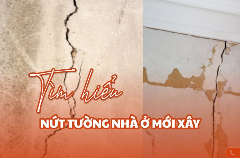 Nứt tường nhà mới xây