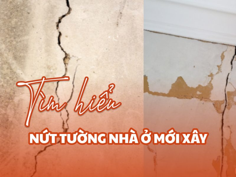 Nứt tường nhà mới xây