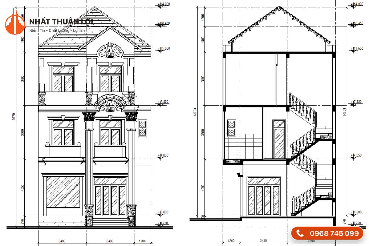 Thiết kế bản vẽ xây nhà