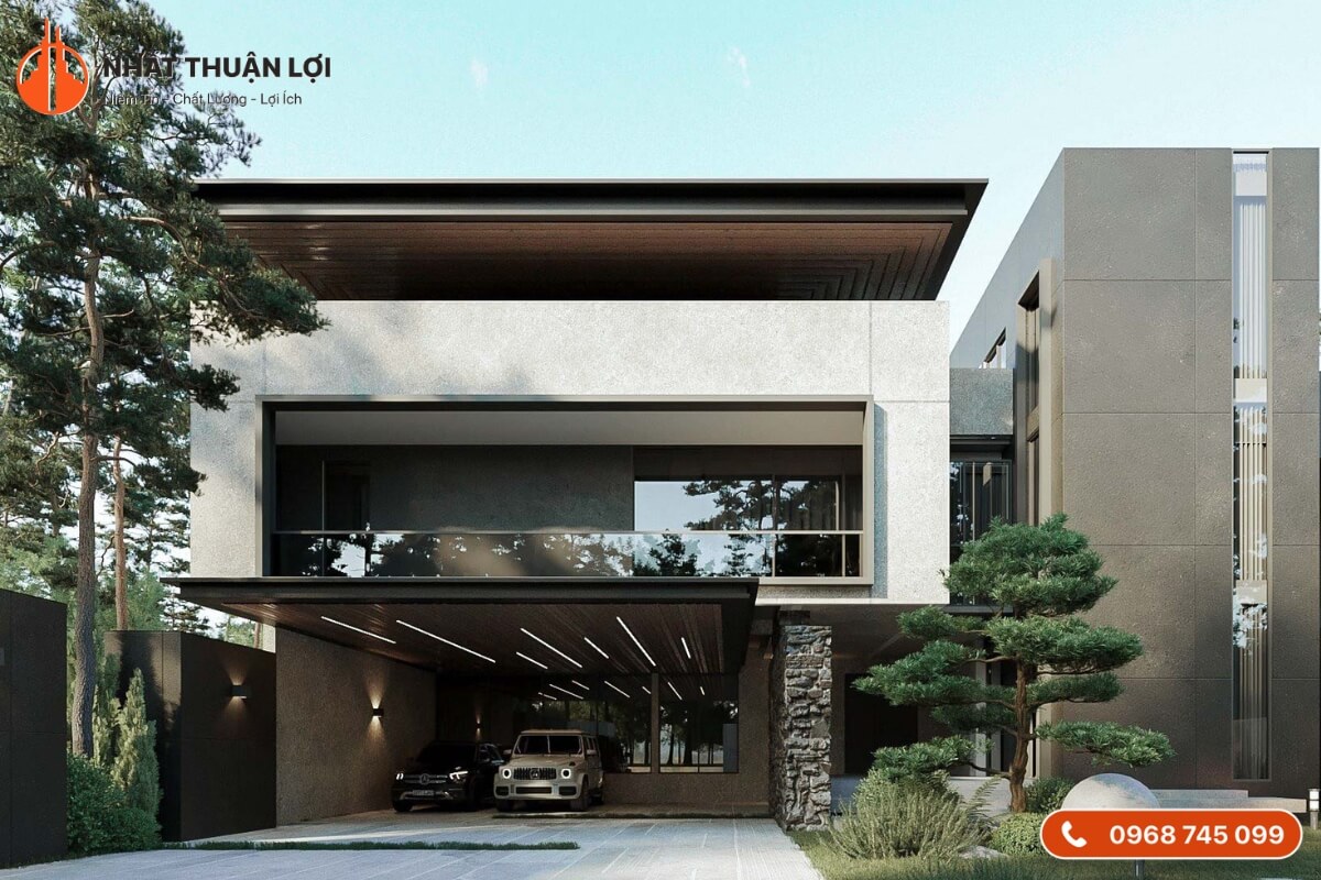 Thiết kế biệt thự mini có gara Thiết kế biệt thự mini có gara