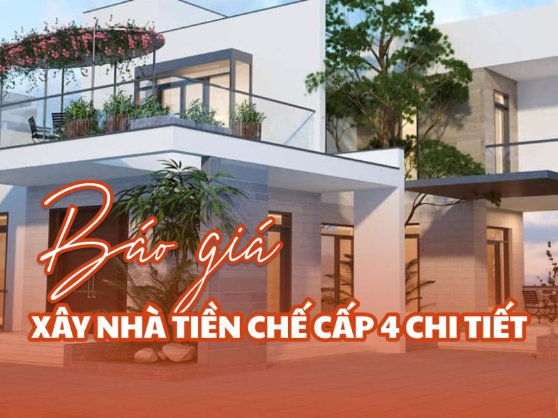 Xây nhà tiền chế cấp 4