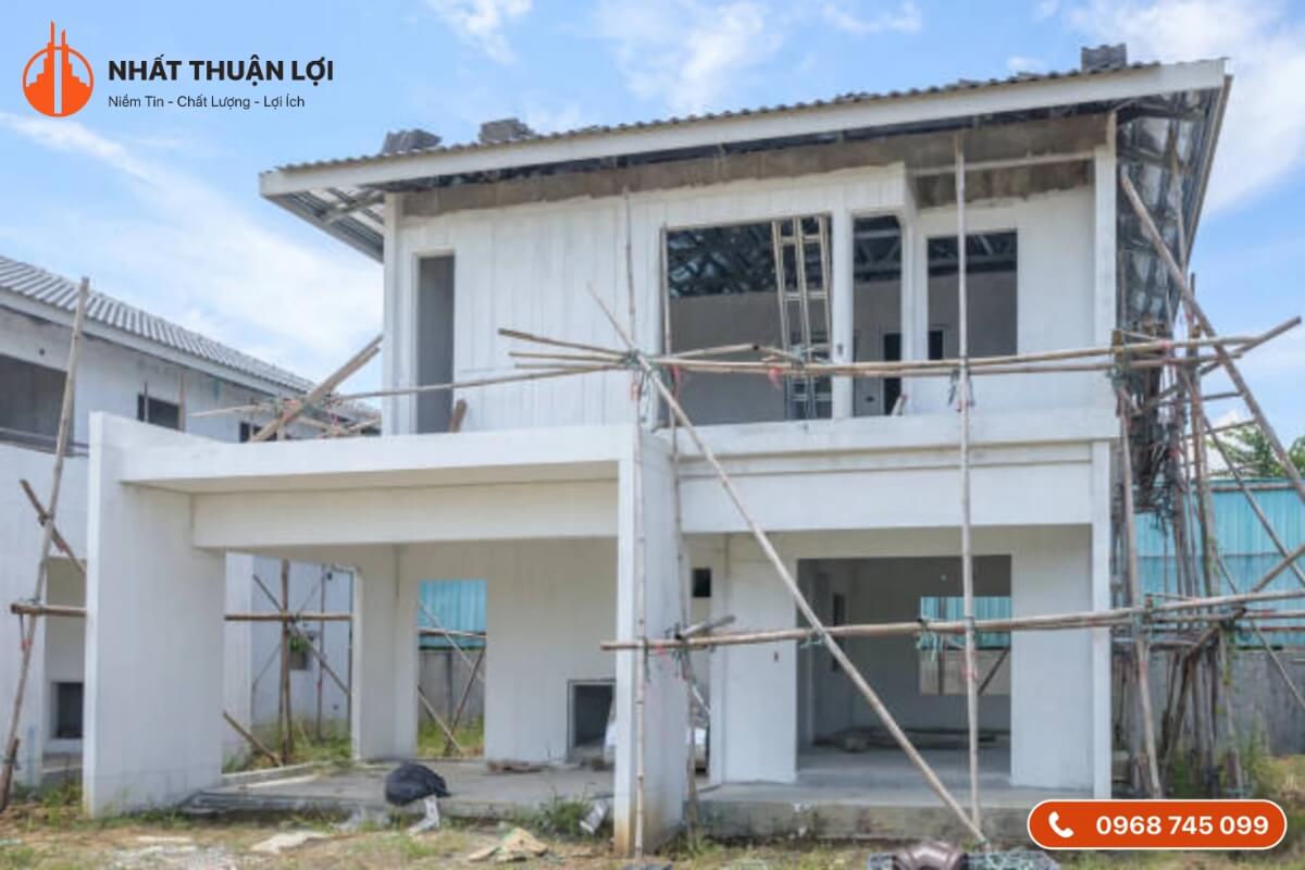 Cải tạo mặt tiền nhà 2 tầng cũ Cải tạo mặt tiền nhà 2 tầng cũ