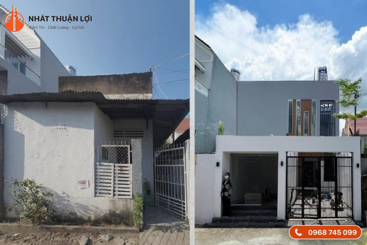 Cải tạo nhà cấp 4 dựa trên nền nhà cũ