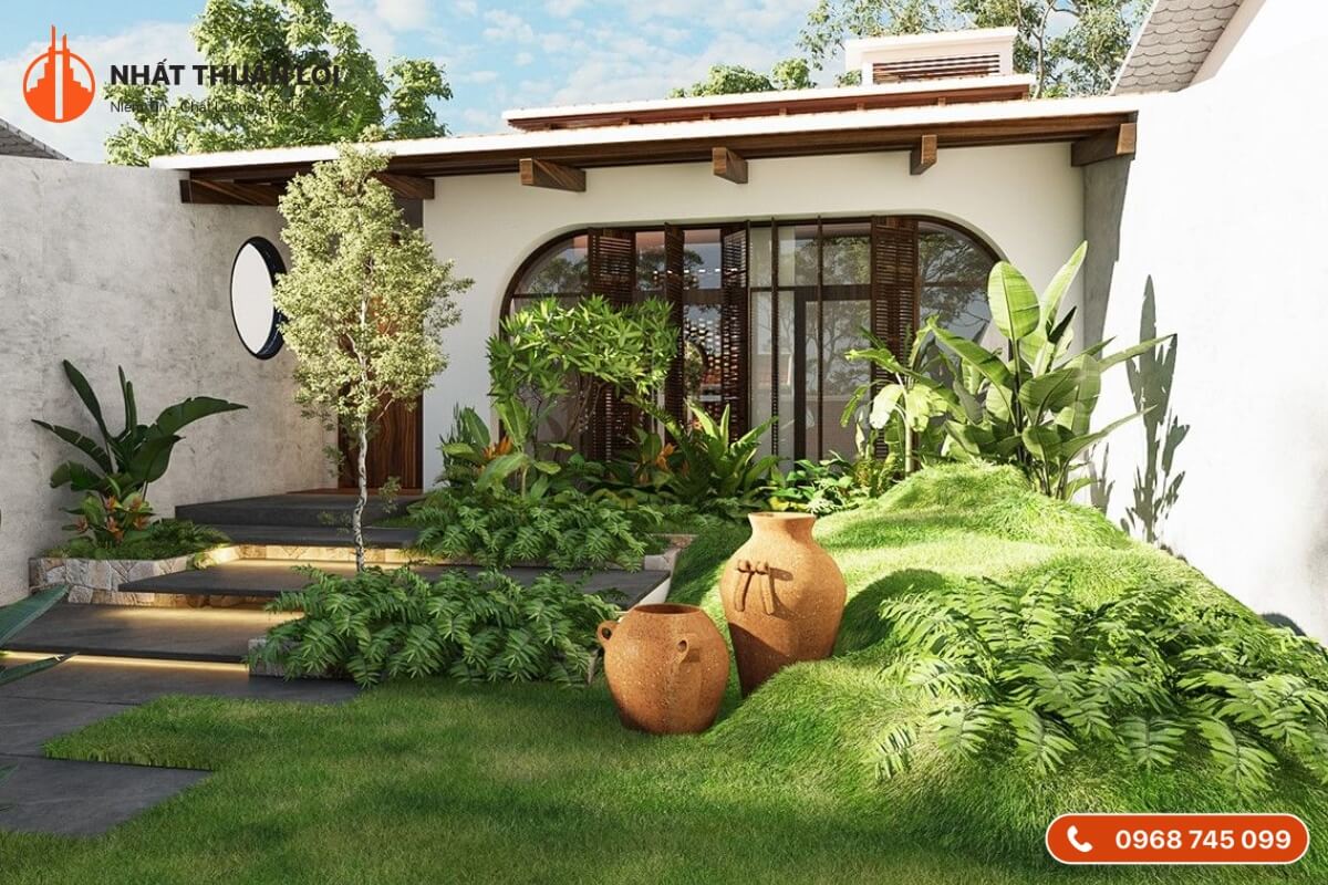 Cải tạo sân vườn nhà cấp 4 Cải tạo sân vườn nhà cấp 4