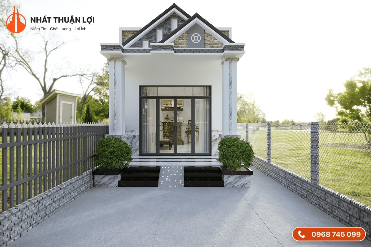 Kiểu nhà ống cấp 4 giá 100 triệu Kiểu nhà ống cấp 4 giá 100 triệu