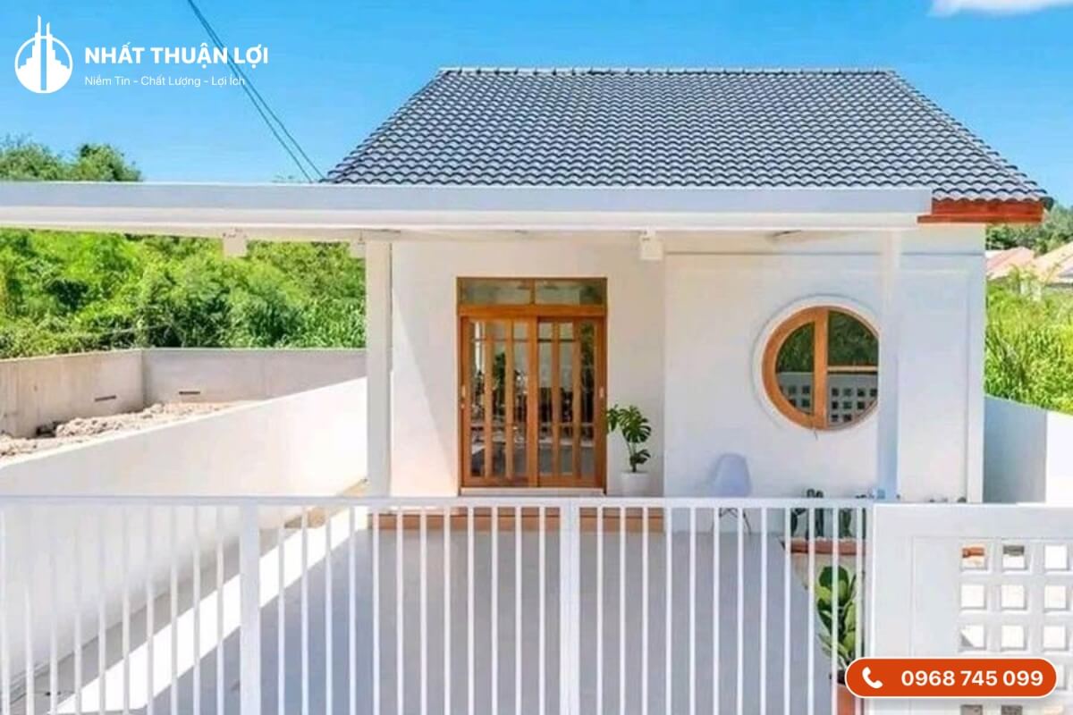 Mẫu nhà cấp 4 100 triệu mái tôn Mẫu nhà cấp 4 100 triệu mái tôn